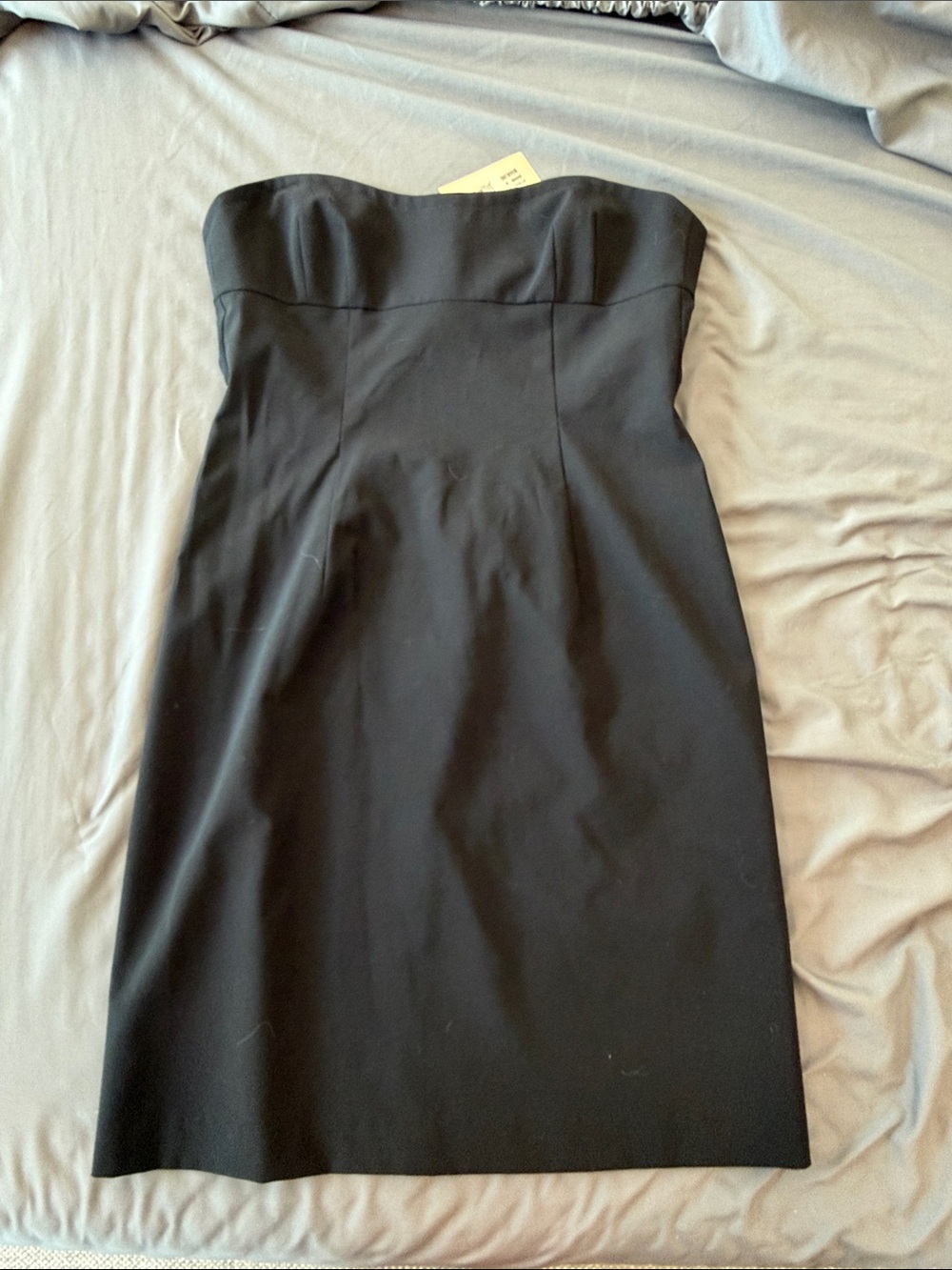 Trina Turk Strapless Black Sheath Dress - Classic Cocktail Style NWT